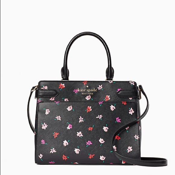 kate spade Handbags - Kate Spade Staci Medium Satchel Ditsy Buds NWT